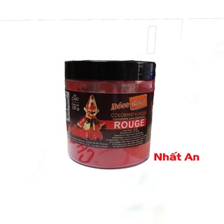 Màu bột gốc dầu màu đỏ pha socola 20gr