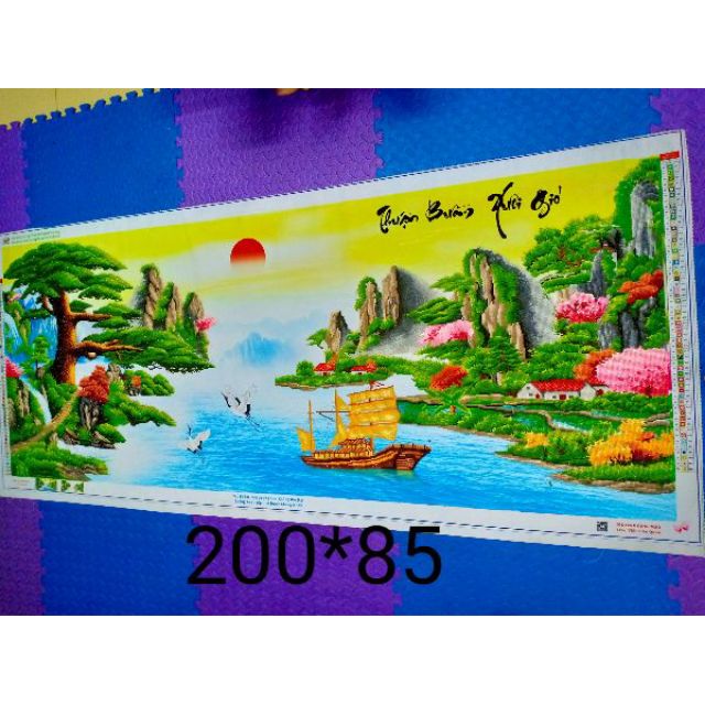 Tranh đính đá thành phẩm