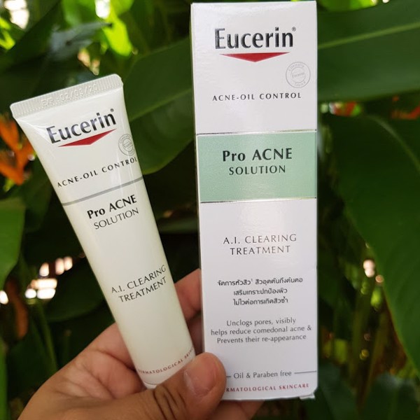 Gel giảm mụn Eucerin Pro acne A.I. clearing treatment