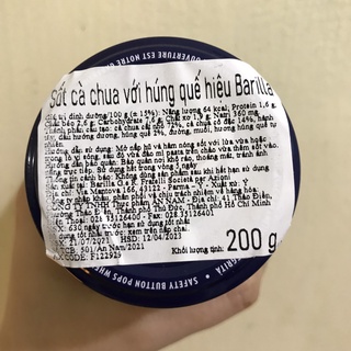 Sốt Barilla Basilico 200g HSD 2025