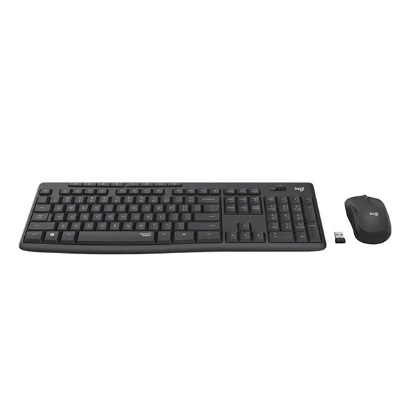 Bộ bàn phím chuột không dây Logitech MK295 Silent Màu đen