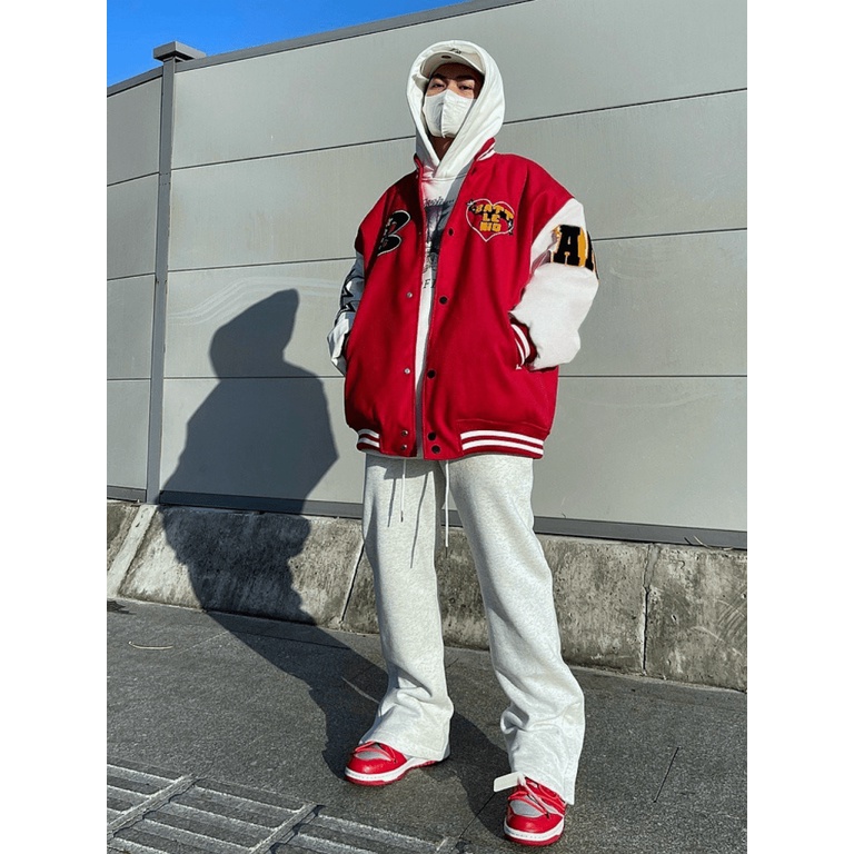 ÁO KHOÁC BOMBER NAM NỮ BATTKIT NGÔI SAO TIA CHỚP PHONG CÁCH RICKIT