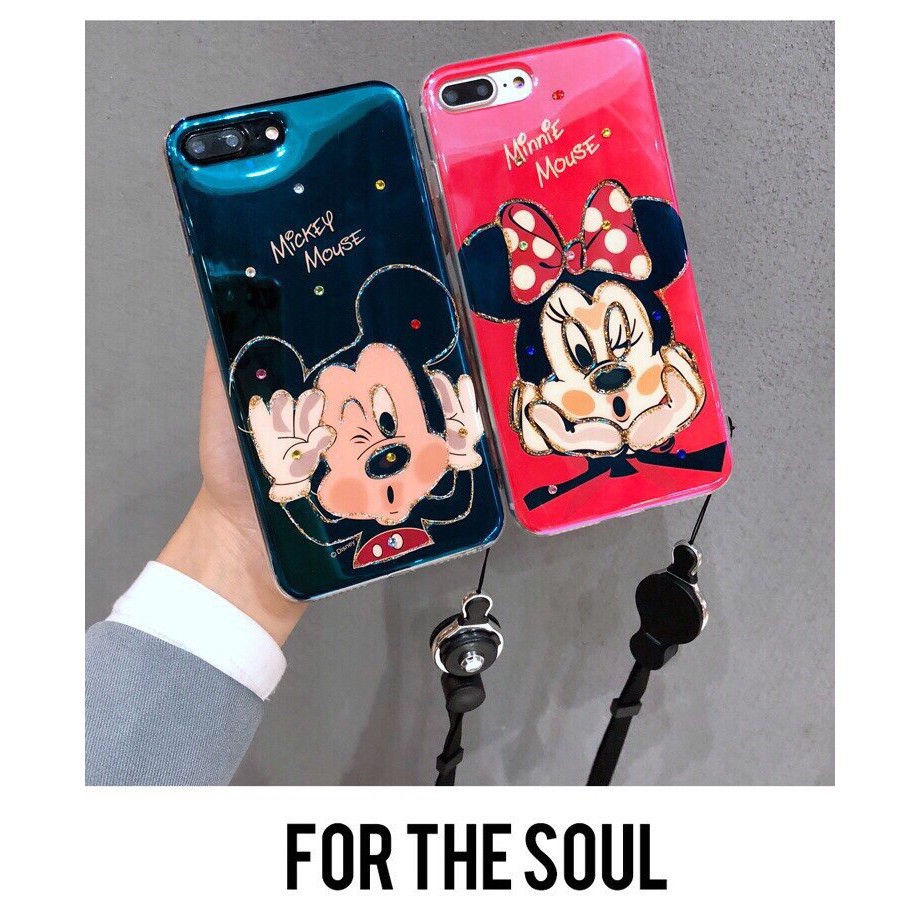 Ốp ip Hình Chú Mickey ngộ nghĩnh