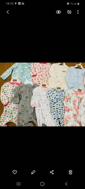 [Chọn mẫu] (0-18m) BODY LIỀN VỚ COTTON CHO BÉ - HÀNG XUẤT DƯ