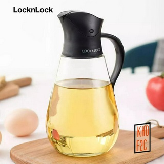 [LocknLock] Bình đựng dầu với nắp mở tự động 550ml - Màu đen CKO101BLK - KHOF2C