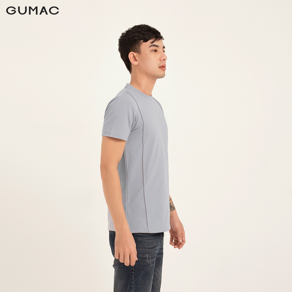 [Mã WABRGD12 giảm 10% đơn 250K] Áo thun nam cá sấu in GUMAC đủ màu đủ size, thiết kế basic ATNB140 | BigBuy360 - bigbuy360.vn