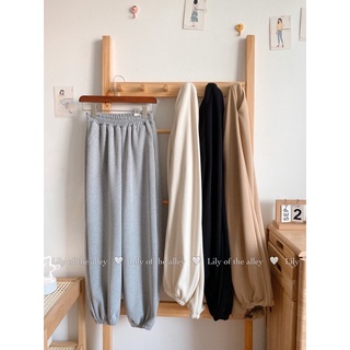 Quần jogger nỉ tăm loại dày