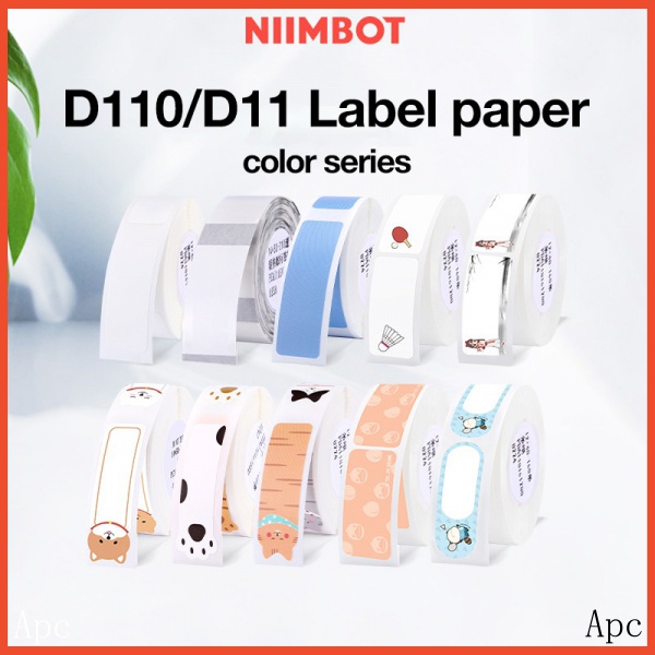 Giấy in nhãn NiimBot D11 / D110 tên trong suốt