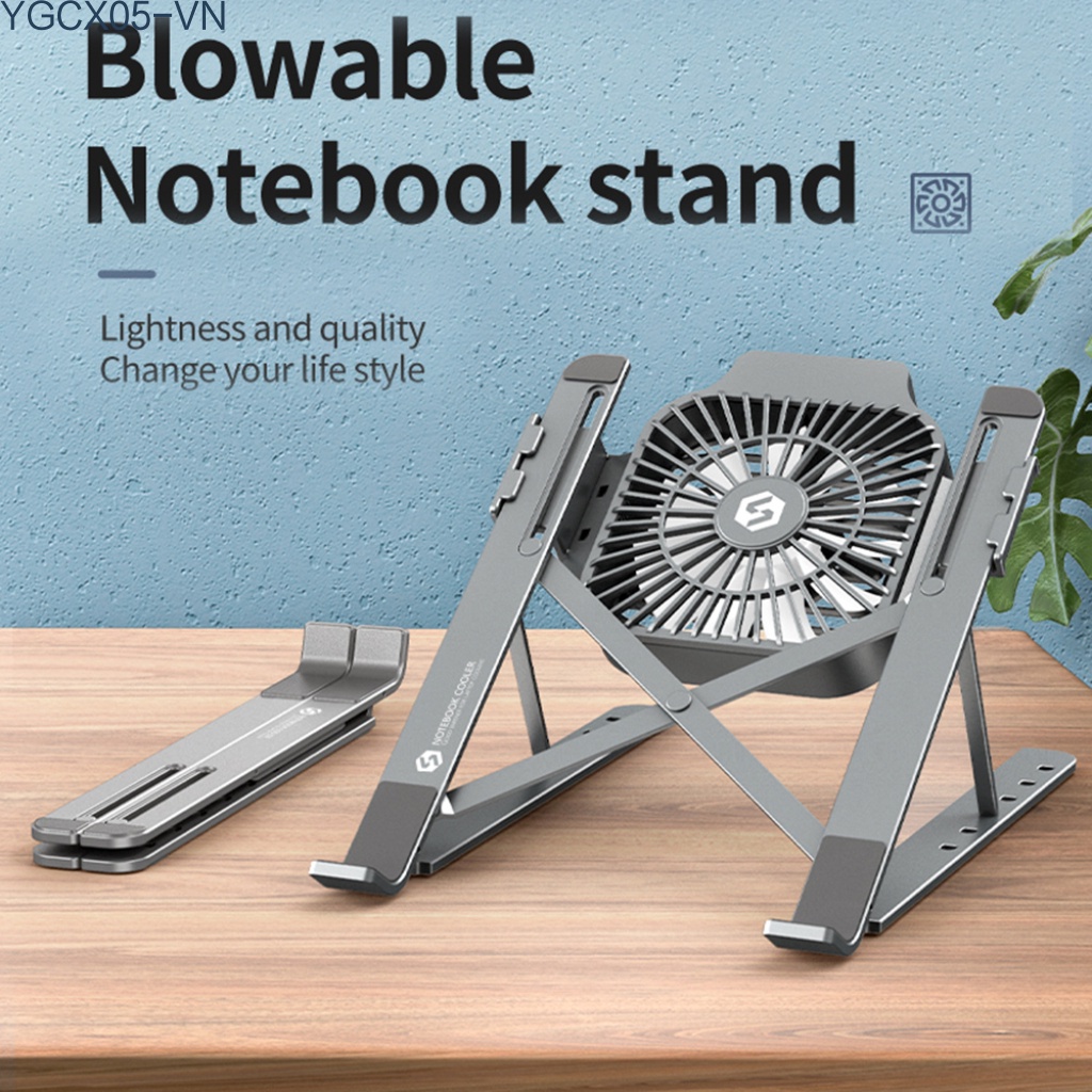 Giá Đỡ Laptop Bằng Hợp Kim Nhôm Có Thể Điều Chỉnh Và Gập Lại Tiện Dụng