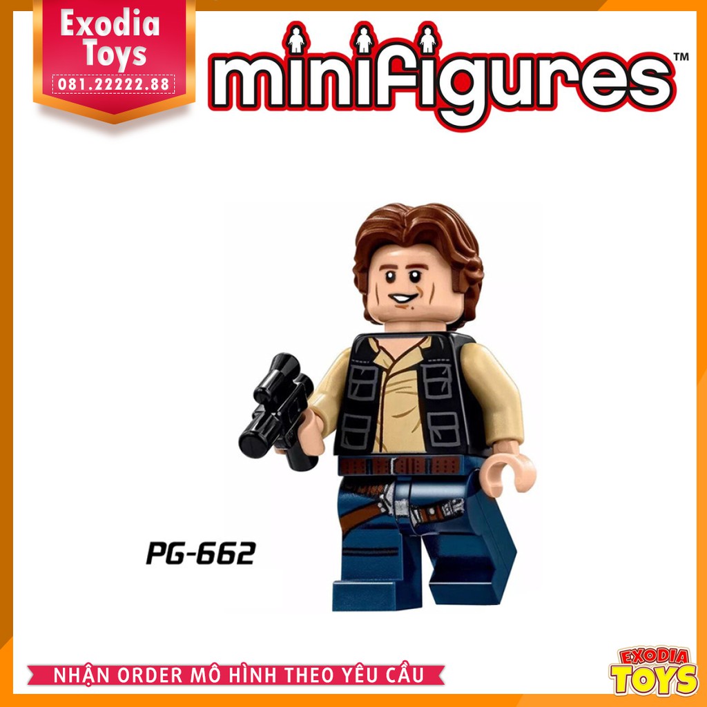 Xếp hình minifigure nhân vật Star Wars : Chiến Tranh Giữa Các Vì Sao - Đồ chơi lắp ghép sáng tạo - POGO 8024