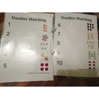 combo học liệu bóc dán, matching