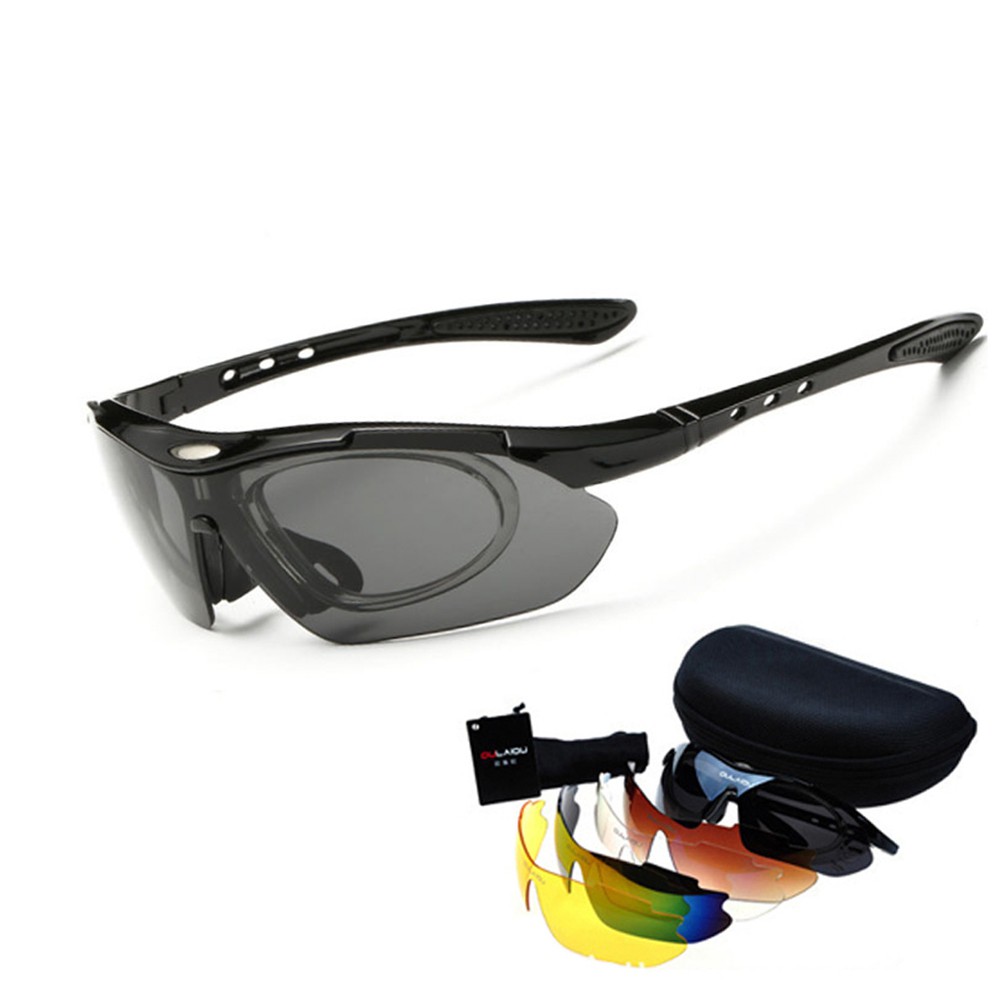 AIELBRO Bộ Kính 5 IN 1 Kính mát thể thao Kính đi xe đạp thành phố Kính thời trang | BigBuy360 - bigbuy360.vn