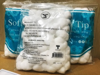Bông viên soft Tip thái lan 40g