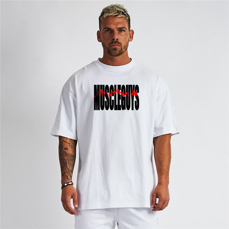 Áo Thun Cotton Tay Ngắn Tập Gym Thời Trang Mùa Hè Cho Nam Giới 2021brand