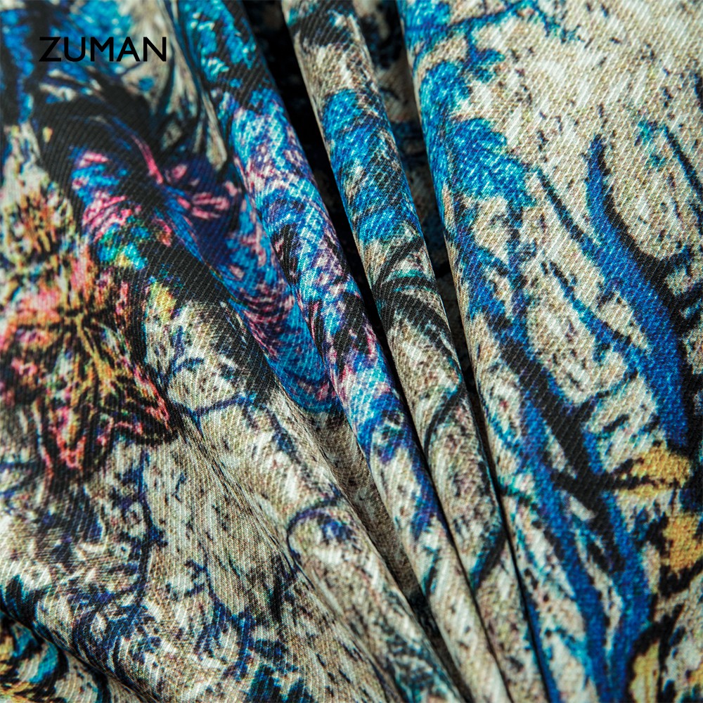 [Mã FAMALLT5 giảm 15% đơn 150K] Áo sơ mi nam ngắn tay vải lụa thiết kế hoạ tiết hoa lá mùa hè - ZUMAN - ASM24 | BigBuy360 - bigbuy360.vn