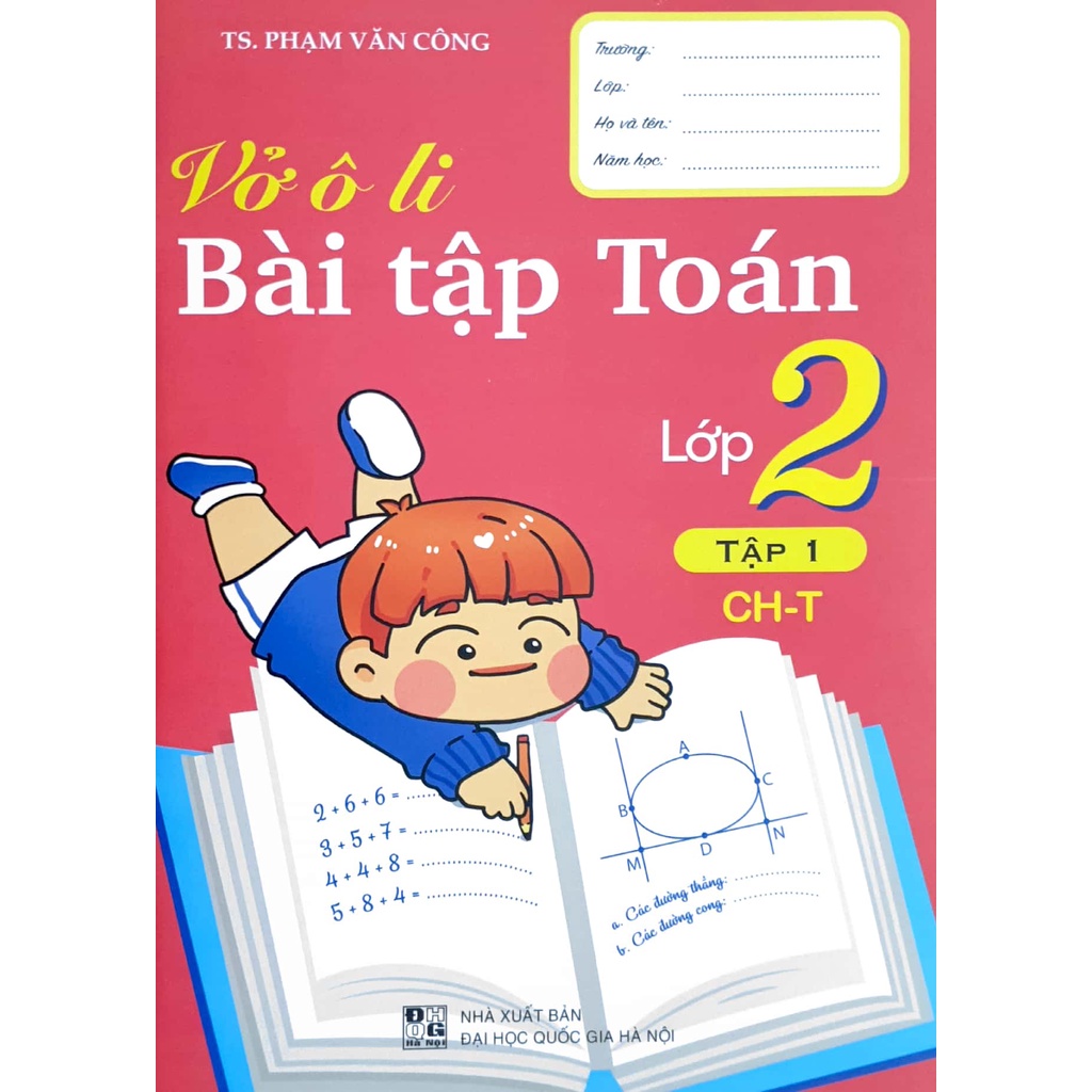 Sách Vở ô li Bài tập Toán lớp 2 tập 1 (Chân Trời Sáng Tạo)