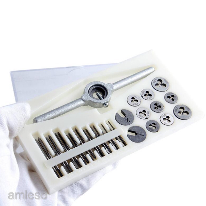 Bộ 31 phụ kiện mũi taro kèm khuôn giữ M1-M2.5 và tay cầm