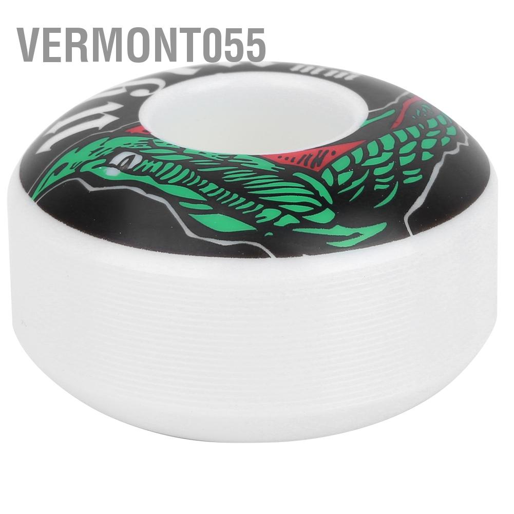 Có thể bán buôn 4 chiếc 54*32MM PU Road Skate Dài Bảng Bánh Xe Bánh Xe Ván Trượt Cao Cấp Vermont055 Hàng giao ngay