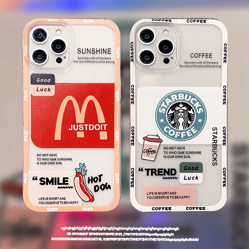 STARBUCKS Ốp Điện Thoại Mềm In Hình Mcdonald Cho Xiaomi Mi 12 11T 10T 9T Pro 10 11 Lite 5G NE Mi Poco X4 M4 M3 Pro F3 X3 GT Pro NFC Mi 9 8 SE
