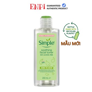 Nước hoa hồng Simple Kind to Skin Soothing Facial Toner