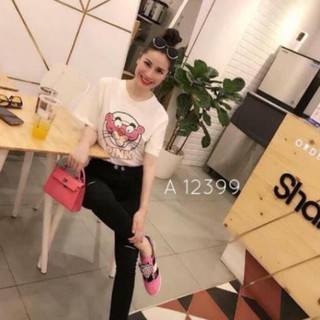 Áo phông gấu pink 2 màu