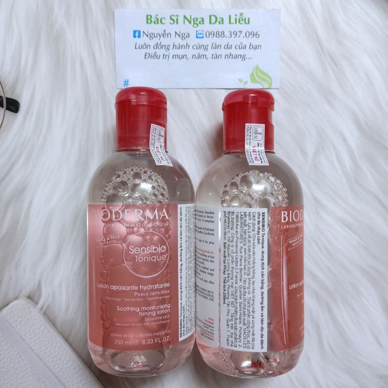 ✔️  Toner - Nước hoa hồng Bioderma Hydrabio 250ml