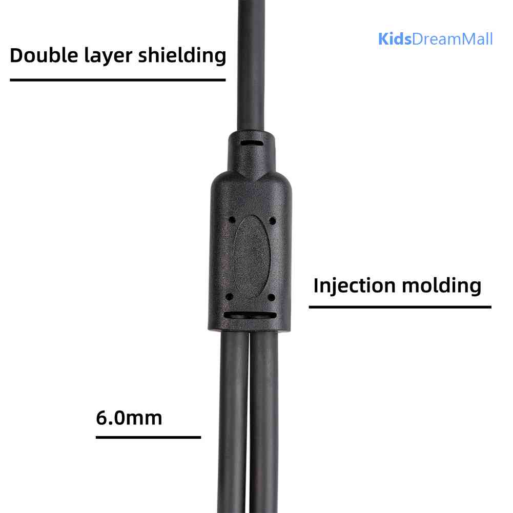 Dây Cáp Chia Chữ Y Màu Đen Dài 50cm 3 Pin XLR