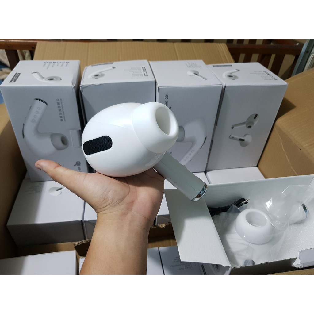 Loa Bluetooth hình tai nghe Airpods- Pro Siêu To Khổng Lồ (Hình Ảnh + Video thật)