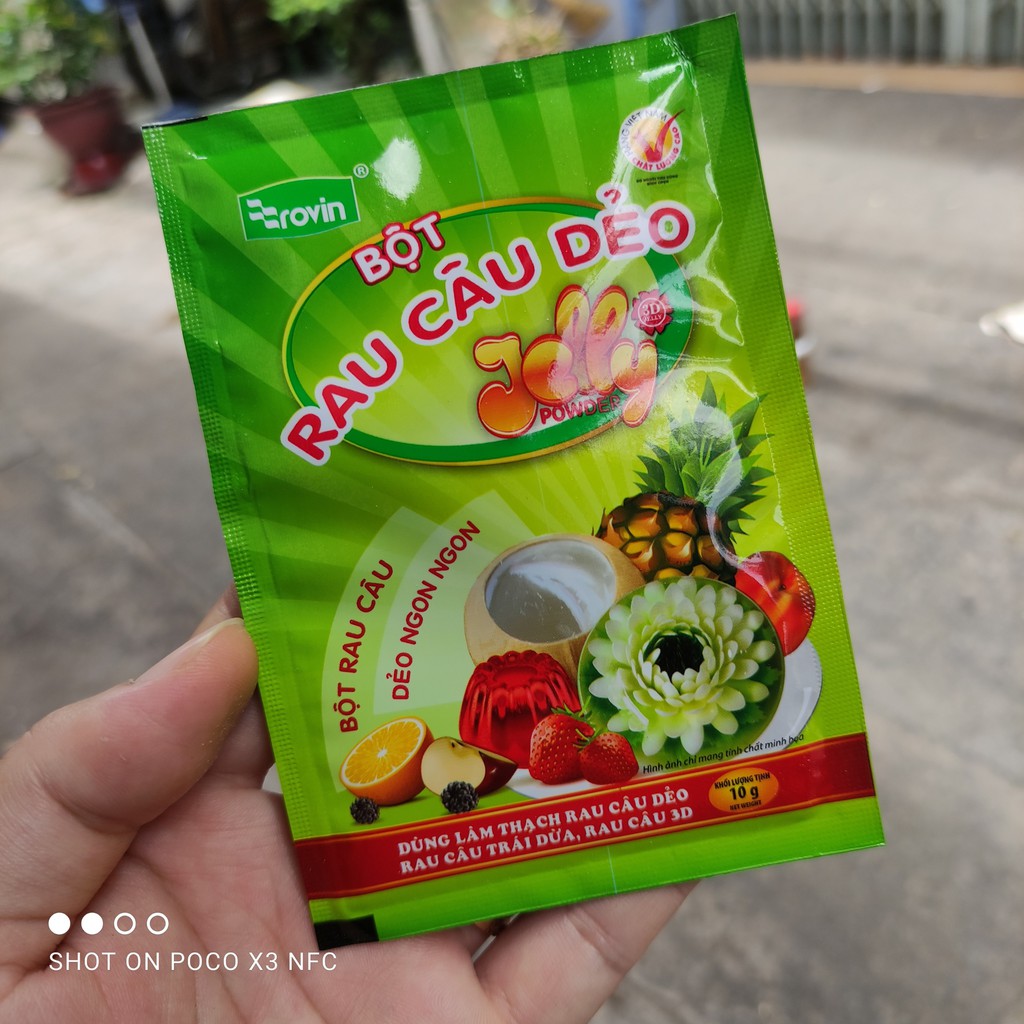 Bột rau câu dẻo, agar, sương sáo, quy linh cao, sương sa các loại