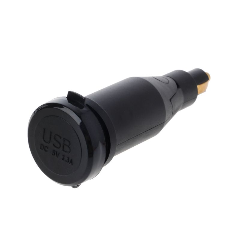 Tẩu Sạc DIN 3.1A Hai Cổng Usb Chống Thấm Nước Cho Xe Mô Tô