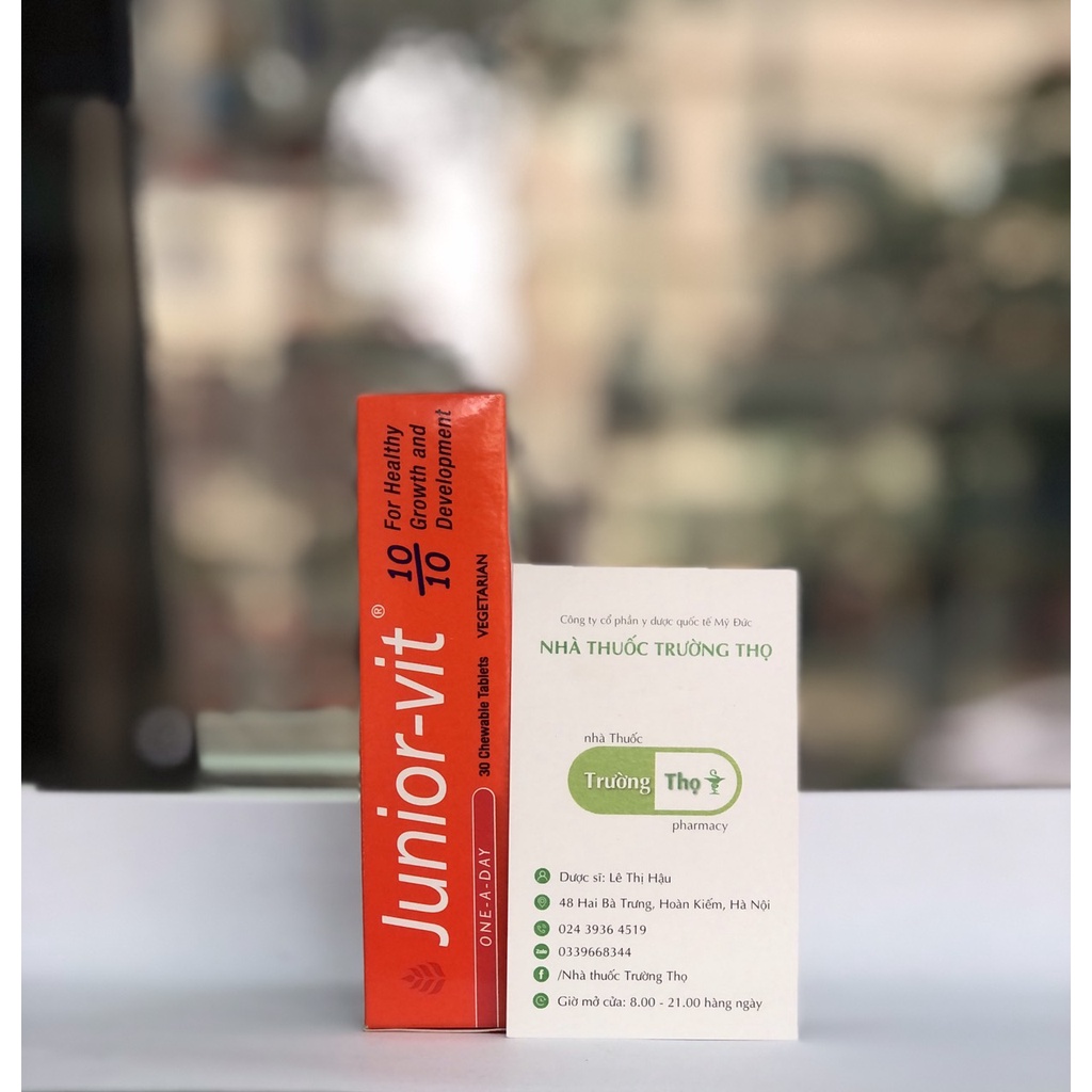 VIÊN UỐNG BỔ SUNG VITAMIN CHO TRẺ HEALTHAID JUNIOR-VIT – HỘP 30 VIÊN NHÀ THUỐC TƯỜNG THỌ