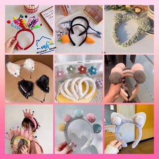 Bờm cài tóc dễ thương, bờm vải gắn hình ngộ nghĩnh, bờm cài tóc cho bạn gái