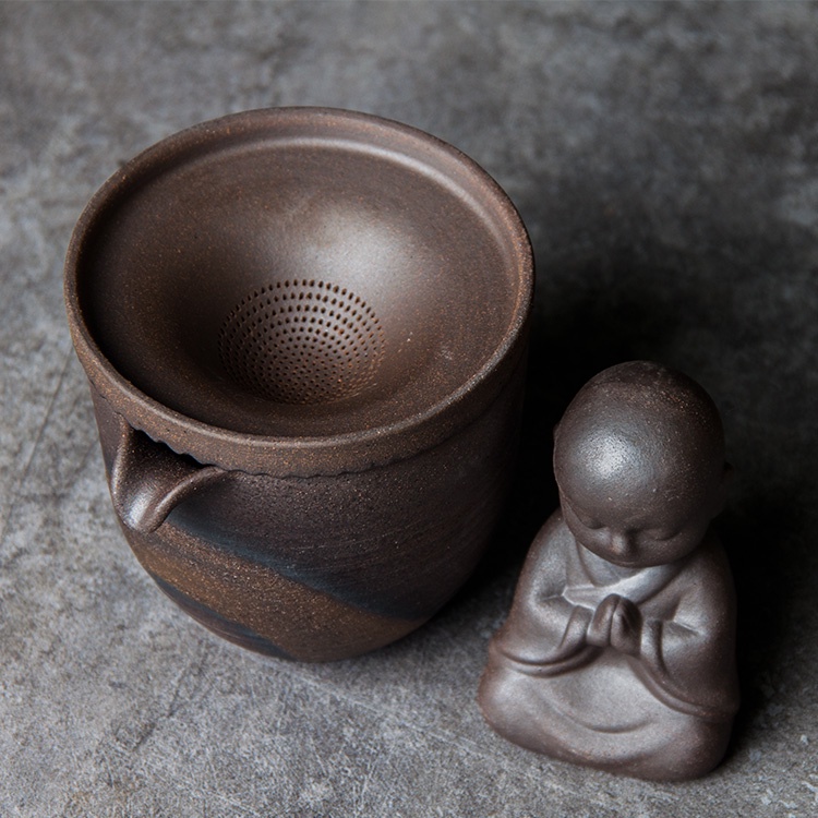 Bộ Lọc Trà Bằng Sứ Có Tay Cầm Sáng Tạo