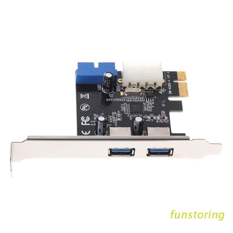 Card Mở Rộng Usb 3.0 X2 Pci-E 19pin Pcie 4pin