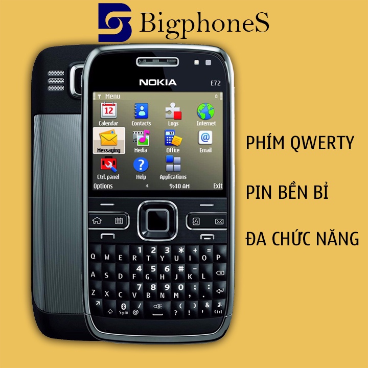 Điện thoại Nokia E72 chính hãng - bảo hành 12 tháng