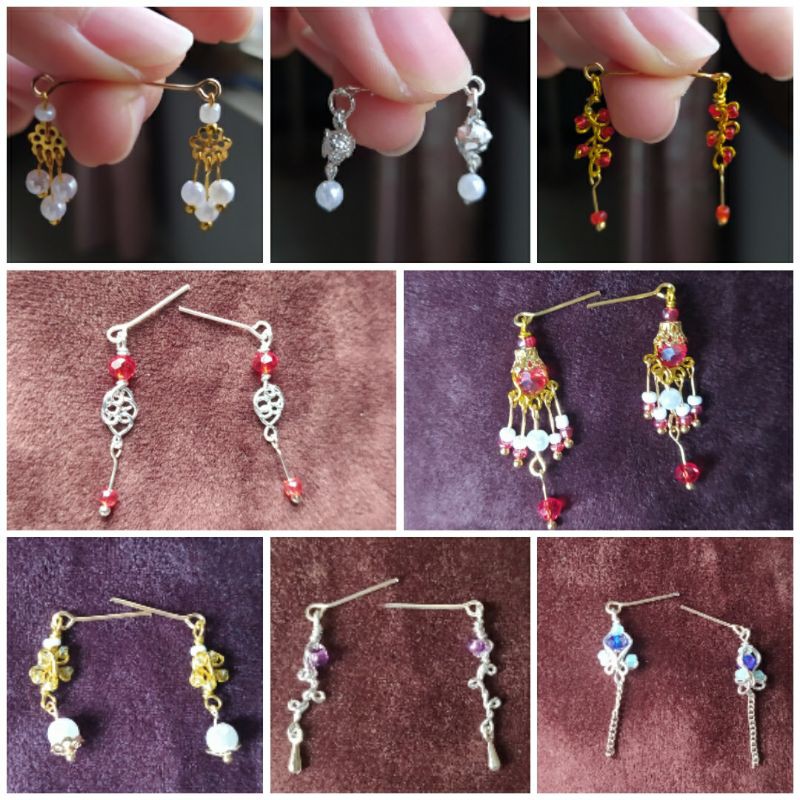 (trang sức búp bê) bông tai p8