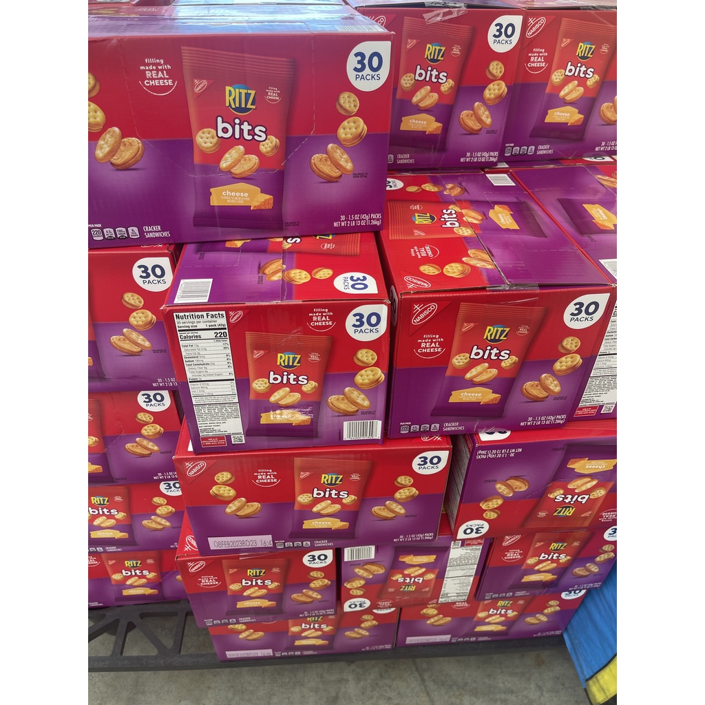 Bánh quy nhân kem phô mai Ritz Bits Mỹ_Date 12.02.24