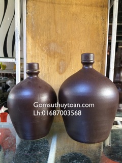 Bình rượu 1 lít và 0,5 lít