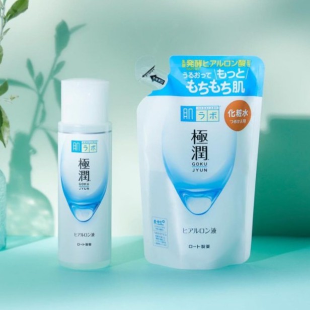 Nước Hoa Hồng Cấp Ẩm Rohto Hada Labo Gokujun Hyaluron Liquid Nhật Bản 170ml - Màu Trắng