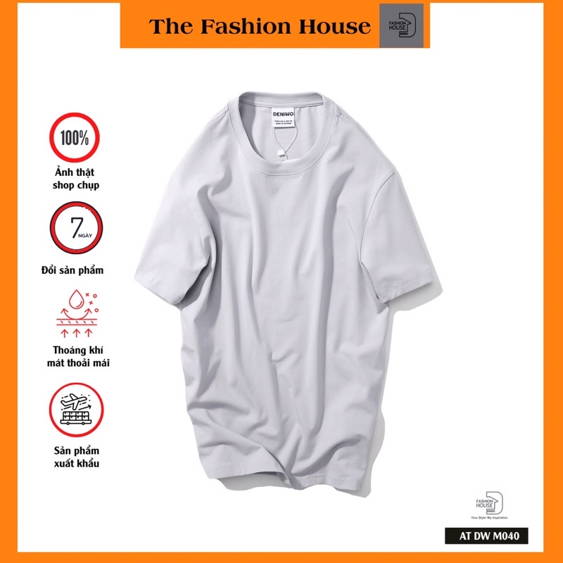 Áo thun nam trơn áo phông nam đẹp trơn basic cotton thoáng mát The Fashion House DENIWO 2021 | BigBuy360 - bigbuy360.vn