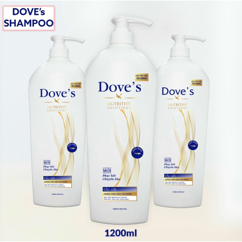 dầu gội dove 1200ml | Shopee Việt Nam