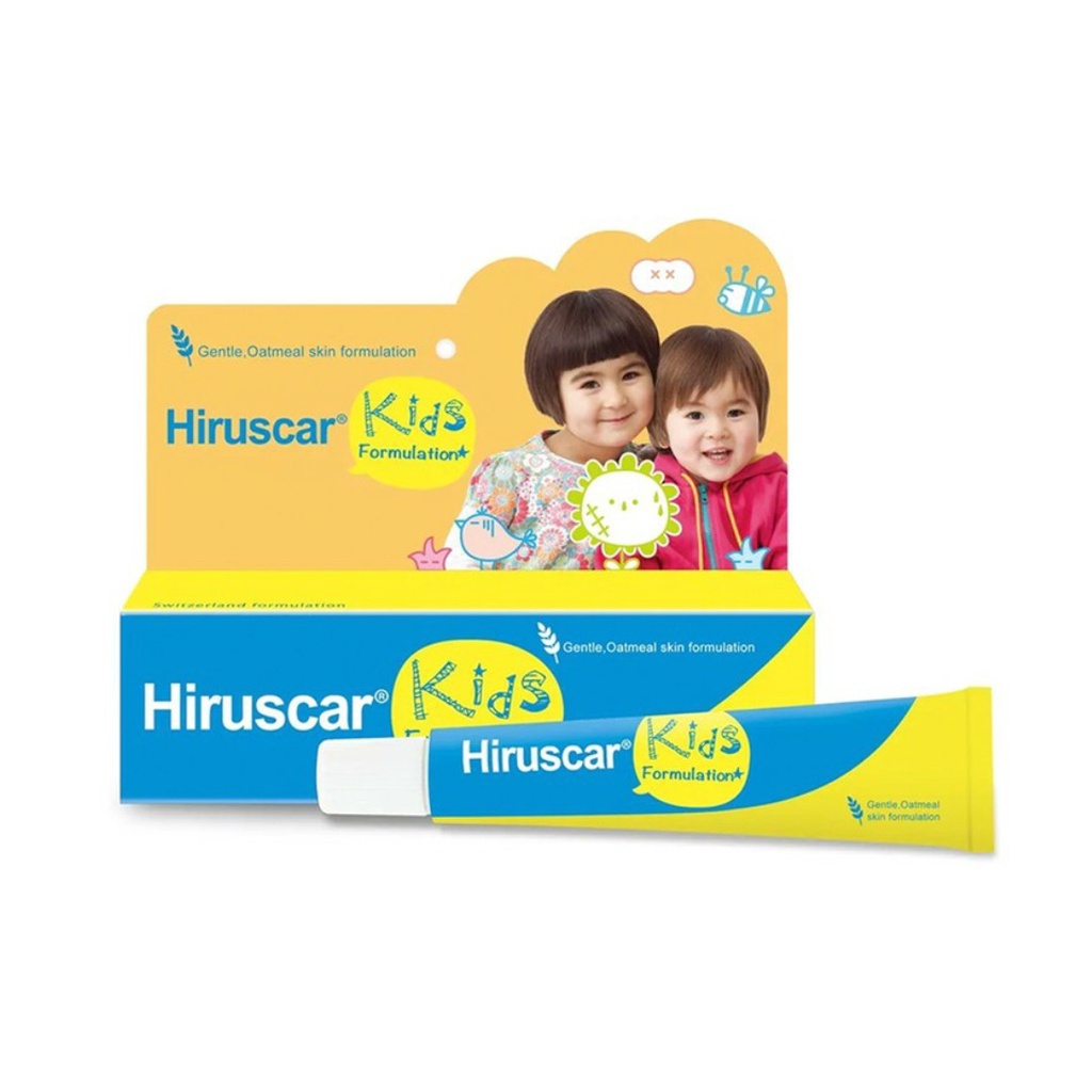 Date T4-24 Gel cải thiện sẹo và vết thâm ngứa trẻ em Hiruscar Kids 10g