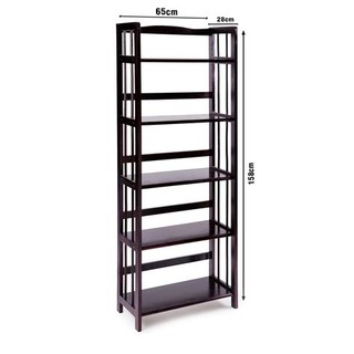 Kệ sách 5 tầng 65cm màu nâu