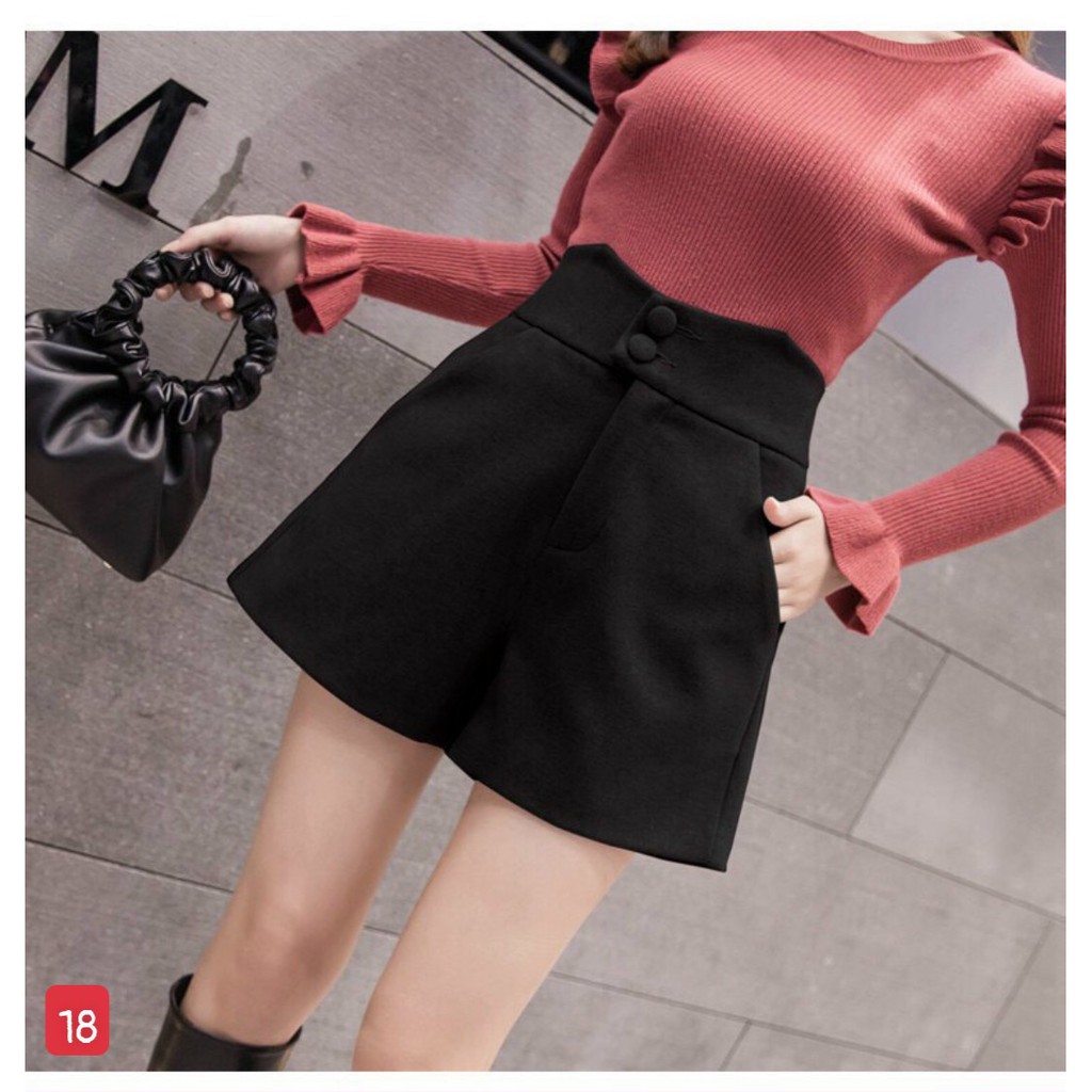 Quần Short Tuyết Mưa Nữ 💖FREESHIP💖 Quần Đùi Nữ Lưng Cao - Sọt Đẹp Từng Xen Ti Mét Lady Fashion - QSTMNU3