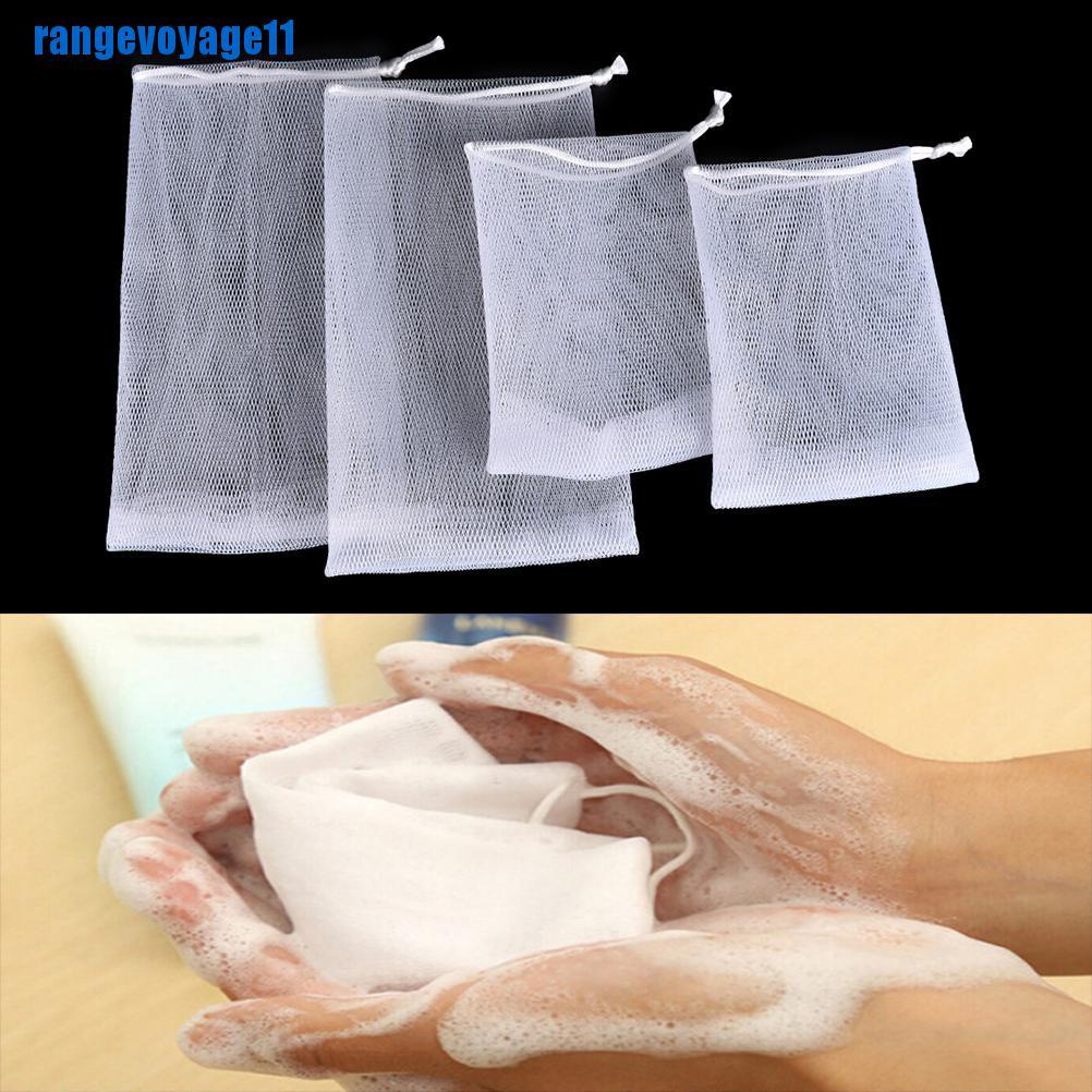Set 5 túi lưới đựng xà phòng hai lớp đơn giản dễ sử dụng