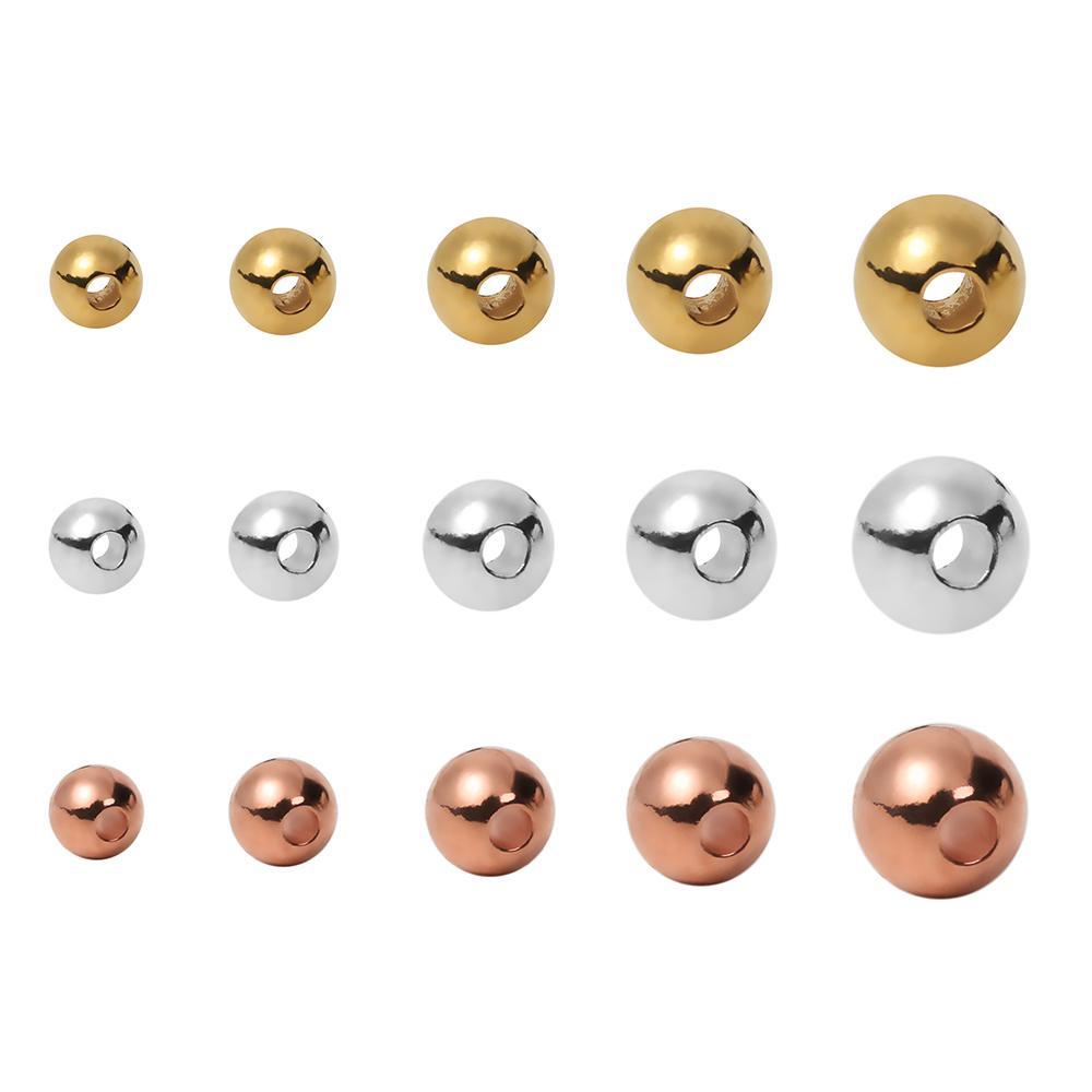 Hộp 25 Hạt Xỏ Lỗ 2mm / 2.5mm / 2.8mm / 3.3mm / 3.5mm Chất Lượng Cao