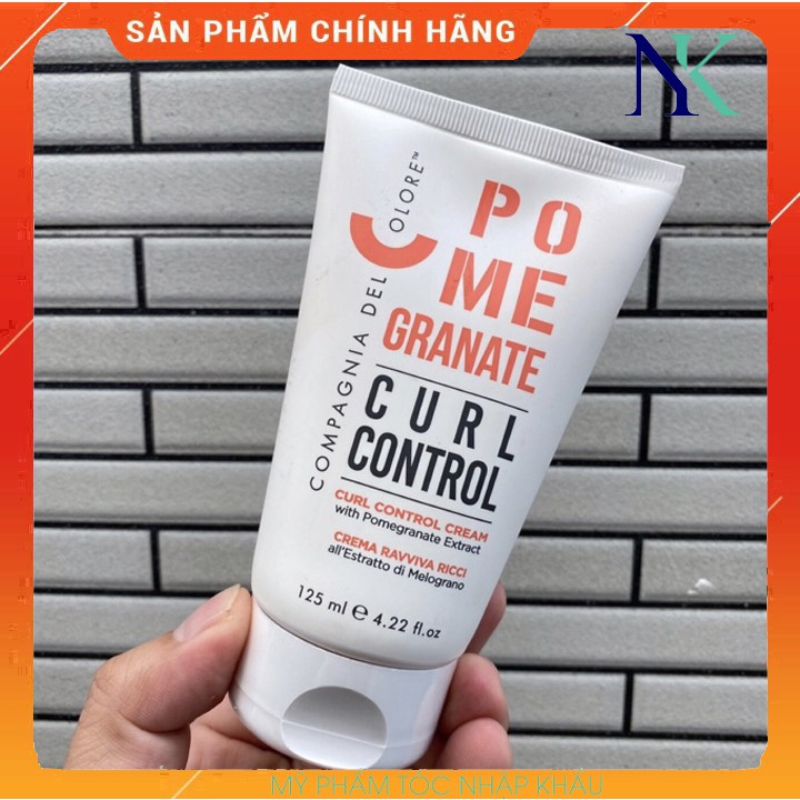 KEM TẠO KIỂU CHO TÓC UỐN XOĂN DEL COLORE POMEGRANATE CURL CONTROL CREAM 125ML