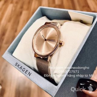 [AUTH/FULLBOX] ĐỒNG HỒ NỮ SKAGEN ANNELIE ROSE