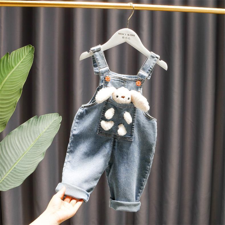 2021Bộ Quần Yếm Bé Gái Mùa Thu Mẫu Mới Quần Dài Bé Gái Nổi Tiếng Trên Mạng Denim Áo Sơ Mi Bé Gái Dễ Thương Thời Trang Hàn Quốc | BigBuy360 - bigbuy360.vn