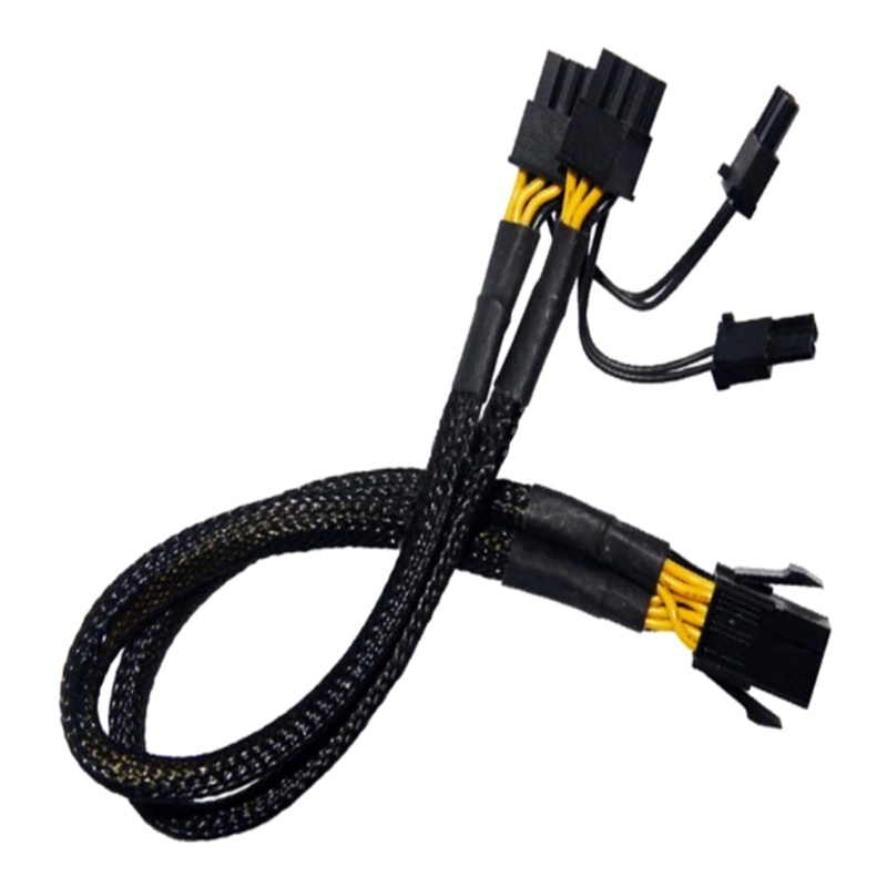 Thẻ Đồ Họa PCIE PCI 6P Sang 6 + 2P 6Pin Sang Cáp Nguồn 8Pin 1 Cái